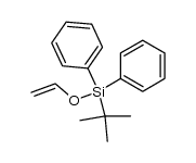 tert-butyldiphenyl(vinyloxy)silane Structure