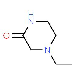 Piperazinone, 4-ethyl- (9CI) structure