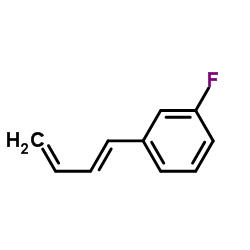 Benzene, 1-(1,3-butadienyl)-3-fluoro- (9CI)结构式