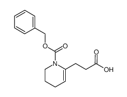 3-(1-((benzyloxy)carbonyl)-1,4,5,6-tetrahydropyridin-2-yl)propanoic acid Structure