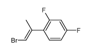 1-(2-bromo-1-methyl-vinyl)-2,4-difluoro-benzene Structure