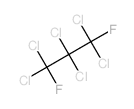 Propane,1,1,2,2,3,3-hexachloro-1,3-difluoro- Structure