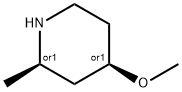 cis-4-Methoxy-2-methyl-piperidine Structure