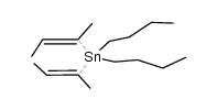 Z,Z-dibutylbis(1-methyl-1-propenyl)stannane Structure