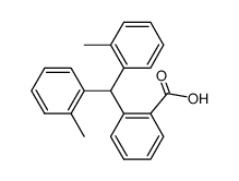 2-(di-o-tolylmethyl)benzoic acid Structure