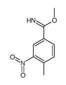 methyl 4-methyl-3-nitrobenzenecarboximidate结构式