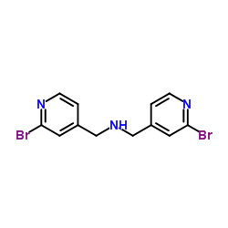 Bis((2-bromopyridin-4-yl)methyl)amine structure