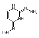 Pyrimidine,2,4-dihydrazinyl- structure