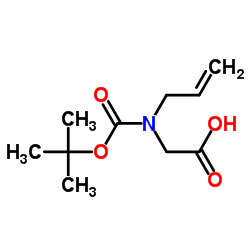 Boc-D-烯丙基甘氨酸结构式