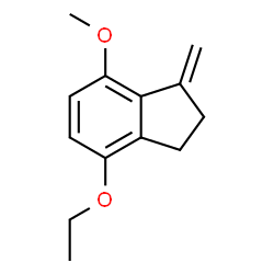 1H-Indene,4-ethoxy-2,3-dihydro-7-methoxy-1-methylene-(9CI)结构式