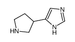 5-(吡咯烷-3-基)-1H-咪唑结构式