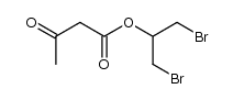 1,3-dibromo-2-propyl acetoacetate结构式