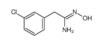 BENZENEETHANIMIDAMIDE, 3-CHLORO-N-HYDROXY- Structure