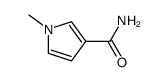 1H-Pyrrole-3-carboxamide,1-methyl-(9CI)结构式