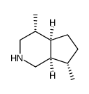 1H-Cyclopenta[c]pyridine,octahydro-4,7-dimethyl-,[4R-(4-alpha-,4a-alpha-,7-alpha-,7a-alpha-)]-(9CI) Structure