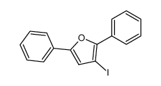 3-iodo-2,5-diphenylfuran Structure