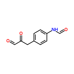 N-(4-(2,3-dioxopropyl)phenyl)formamide结构式