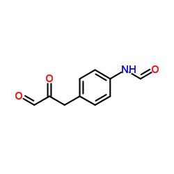 N-(4-(2,3-dioxopropyl)phenyl)formamide Structure