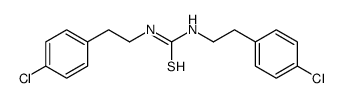 1,3-bis[2-(4-chlorophenyl)ethyl]thiourea Structure
