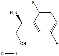 (S)-2-氨基-2-(2,5-二氟苯基)乙酮盐酸盐结构式