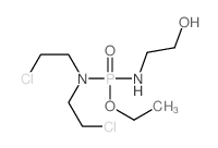 Phosphorodiamidic acid, N,N-bis(2-chloroethyl)-N-(2-hydroxyethyl)-, ethyl ester picture