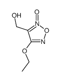 1,2,5-Oxadiazole-3-methanol, 4-ethoxy-, 2-oxide (9CI) Structure