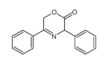 3,5-diphenyl-2,5-dihydro-1,4-oxazin-6-one结构式