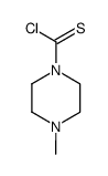 4-methyl-piperazine-1-carbothioyl chloride Structure