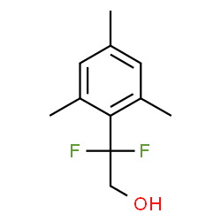 2-(2,4,6-trimethylphenyl)-2,2-difluoroethan-1-ol Structure