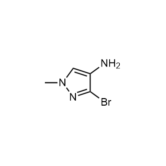 3-Bromo-1-methyl-1H-pyrazol-4-amine Structure