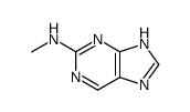 1H-Purin-2-amine, N-methyl- (9CI) Structure