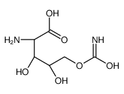 (2S,3S,4S)-2-amino-5-carbamoyloxy-3,4-dihydroxypentanoic acid Structure