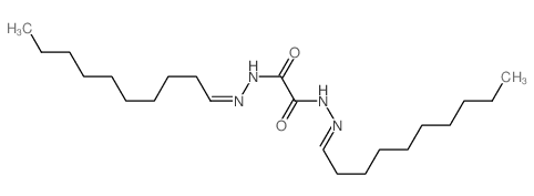 Ethanedioic acid, 1,2-bis(2-decylidenehydrazide) Structure