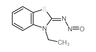 (NZ)-N-(3-ethylbenzothiazol-2-ylidene)nitrous amide Structure