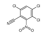 3,4,6-trichloro-2-nitrobenzonitrile structure