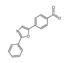 5-(4-nitrophenyl)-2-phenyloxazole结构式