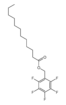 (2,3,4,5,6-pentafluorophenyl)methyl dodecanoate Structure
