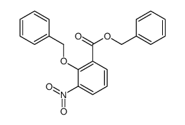 2-Benzyloxy-3-nitro-benzoic Acid Benzyl Ester结构式