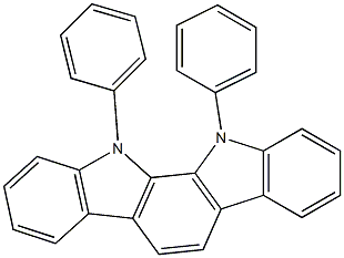 11,12-Dihydro-11,12-diphenylindolo[2,3-a]carbazole Structure