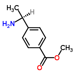 Methyl(S)-4-(1-aminoethyl)benzoate structure