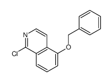 1-chloro-5-phenylmethoxyisoquinoline结构式