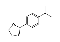 2-(4-isopropyl-phenyl)-[1,3]oxathiolane Structure