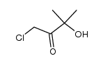 1-chloro-3-hydroxy-3-methyl-butan-2-one结构式