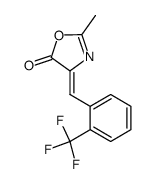 2-methyl-4-(2-trifluoromethyl-benzylidene)-4H-oxazol-5-one Structure
