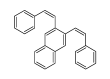 2,3-bis(2-phenylethenyl)naphthalene结构式