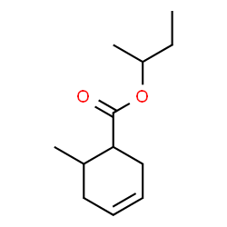 butan-2-yl 6-methylcyclohex-3-ene-1-carboxylate structure