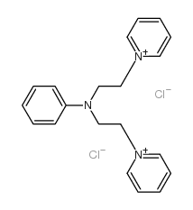 1,1'-[(phenylimino)diethylene]dipyridinium dichloride Structure