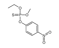 O-Methyl-O-(4-nitrophenyl)-O-ethyl-thiophosphate Structure