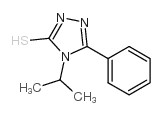 3-phenyl-4-propan-2-yl-1H-1,2,4-triazole-5-thione structure