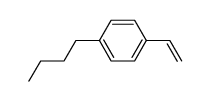 Benzene,1-butyl-4-ethenyl- Structure
